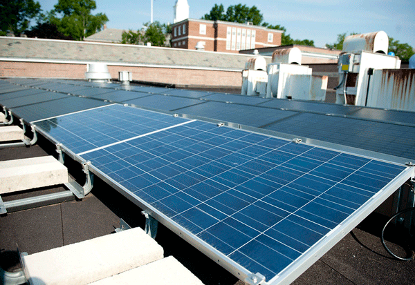 St Louis City solar panel system